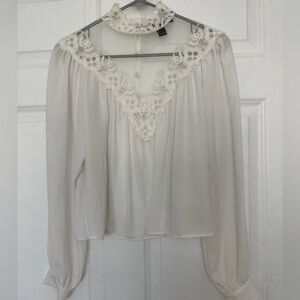 F21 sheer blouse - small